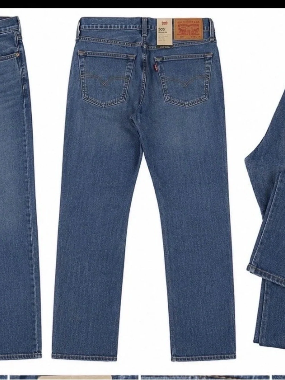 Levi's Straight-Leg Men's Jeans in Blue Denim 34x32 NWT